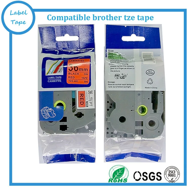

Совместимая пленка TZ TZ-461 tz461 черный на красном P-touch label tze461 tz 461