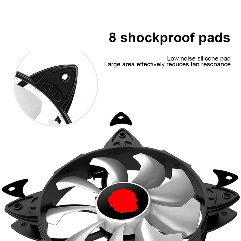 Корпус компьютера ПК охлаждающий вентилятор световая панель RGB лампа