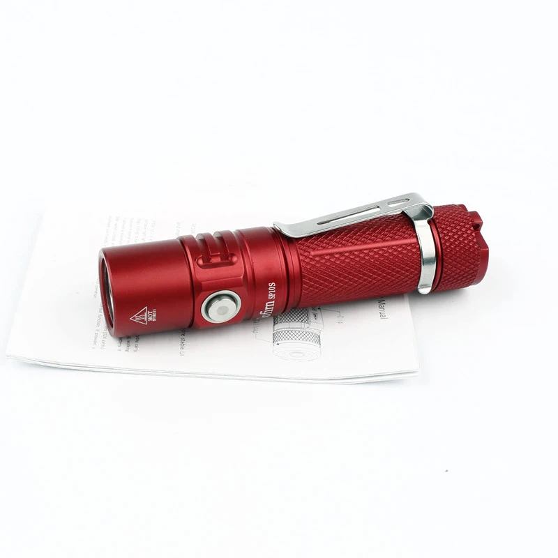 Sofirn SP10S светодиодный фонарик AA 14500 Карманный свет 90 CRI LH351D 800lm брелок тактический