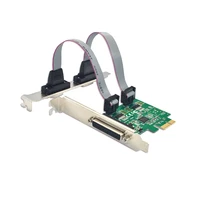 add on cards rs 232 adapter pci express 1x computer components pcie x1 pci e pcie card desktop pc accessorie 2 serial parallel