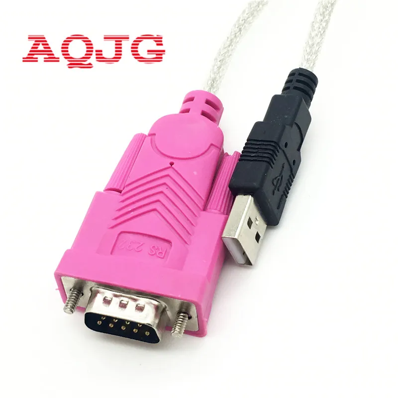 RS232 Serial DB9 Pin Male to USB 2.0 PL-2303 Cable for Window98/2000/Win XP/Vista/MAC EM88 AQJG images - 6