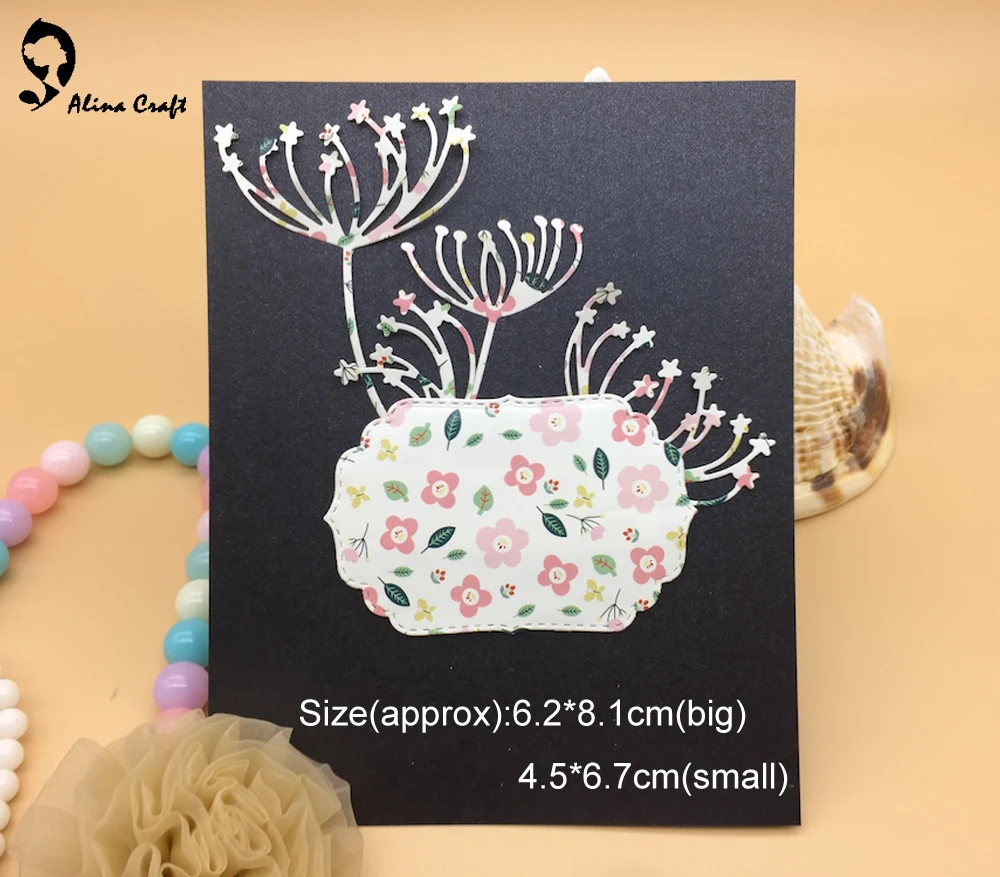 Металлические Вырубные штампы AlinaCraft 2 шт. семена одуванчика для дома цветов