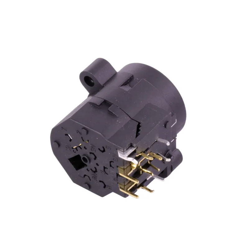 12 шт./лот двойной Функция Jack 6 35 мм + 3-контактный XLR гнездо 11 PIN правый угол контакты