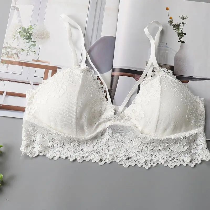 Женское кружевное нижнее белье Braletta сексуальное без спинки с v образным вырезом