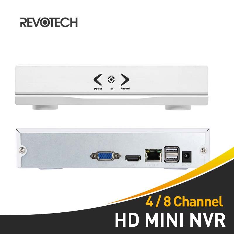 Мини HD 1080 P NVR 4/8 канальный H.264 сетевой видеорегистратор Регистраторы CH система