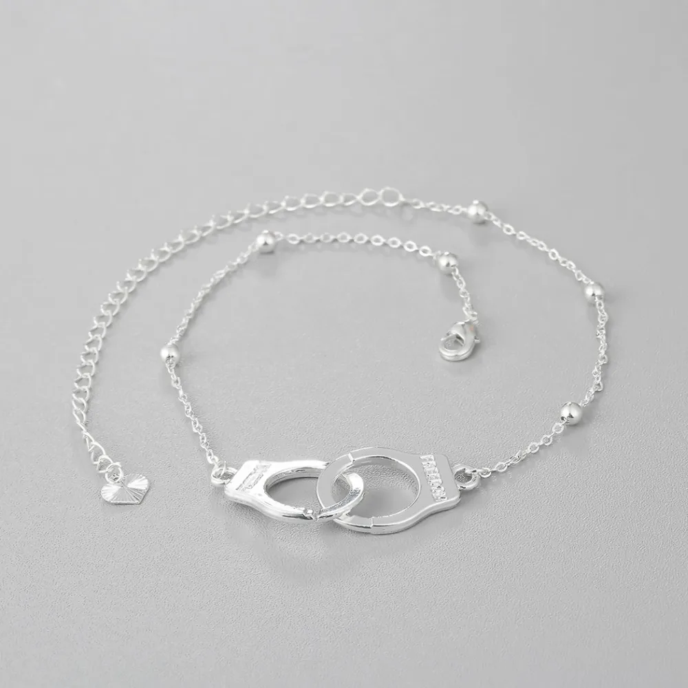 Браслет Chereda Anklets наручники из сплава розового и серебряного цвета женские