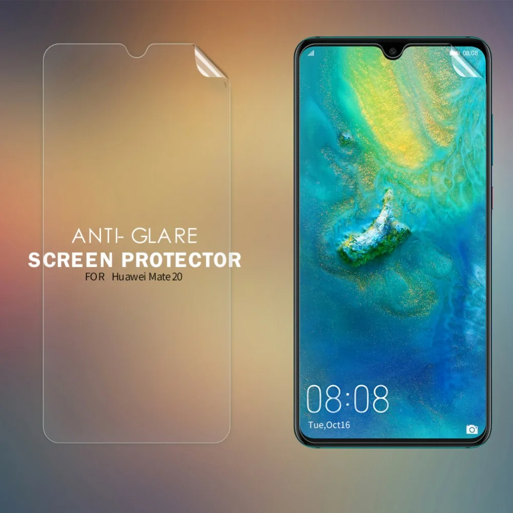Прозрачная Матовая устойчивая к царапинам Защитная пленка NILLKIN для Huawei Mate 20