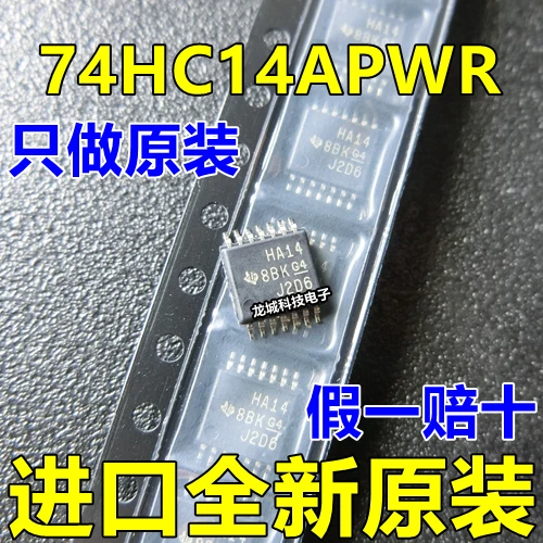 Новый оригинальный HC14A HA14 SN74HC14APWR инвертор TSSOP-14 |