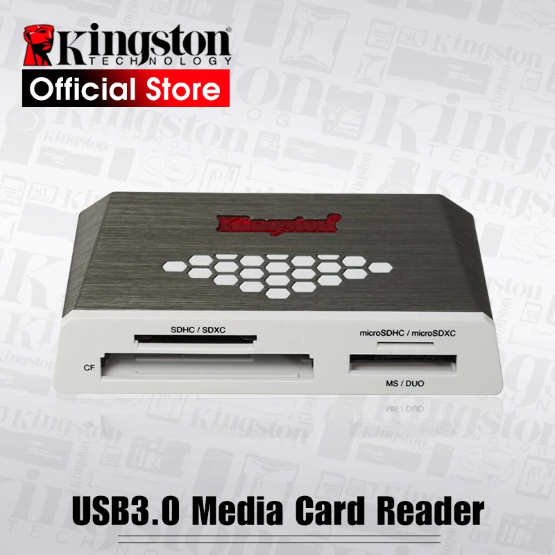 Kingston Micro SD кардридер USB 3 0 медиаридер CF TF MS SDHC/SDXC карта памяти многофункциональная