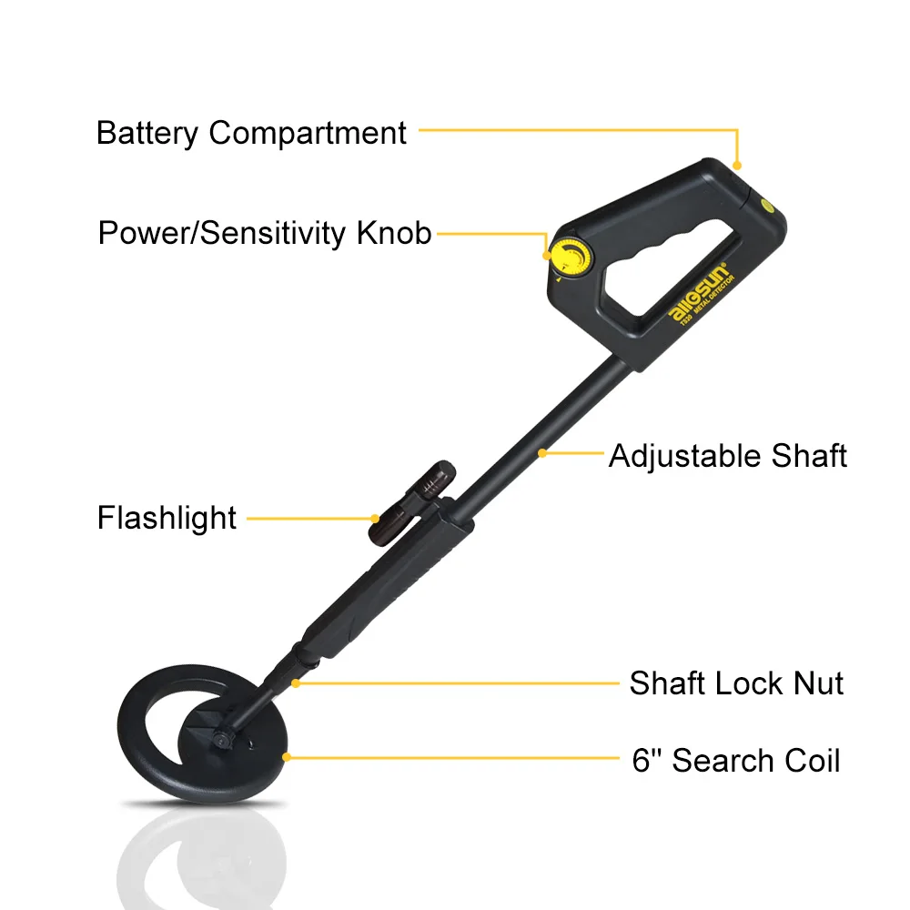Водонепроницаемый подземный металлоискатель Охотник за сокровищами золото TS20A для детей подарок на день детей Высокая чувствительность регулируемый вал