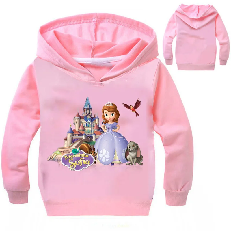 

Children 2018 New Spring Kids Girls T Shirts Princess Clothes for Girls Sweatshirts Teens Girls Top Tees Clothing
