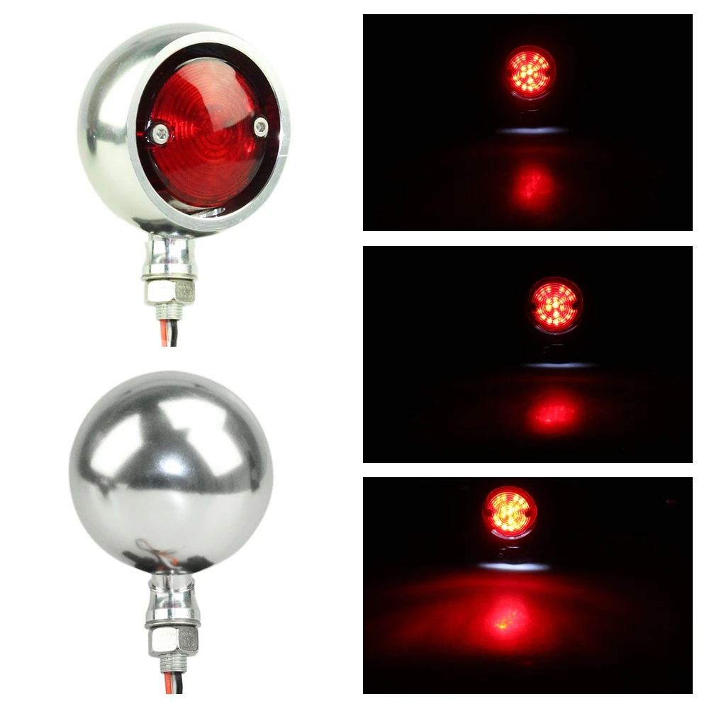 Мотоцикл 12V светодиодный задний фонарь s мотоциклетный светильник круглый