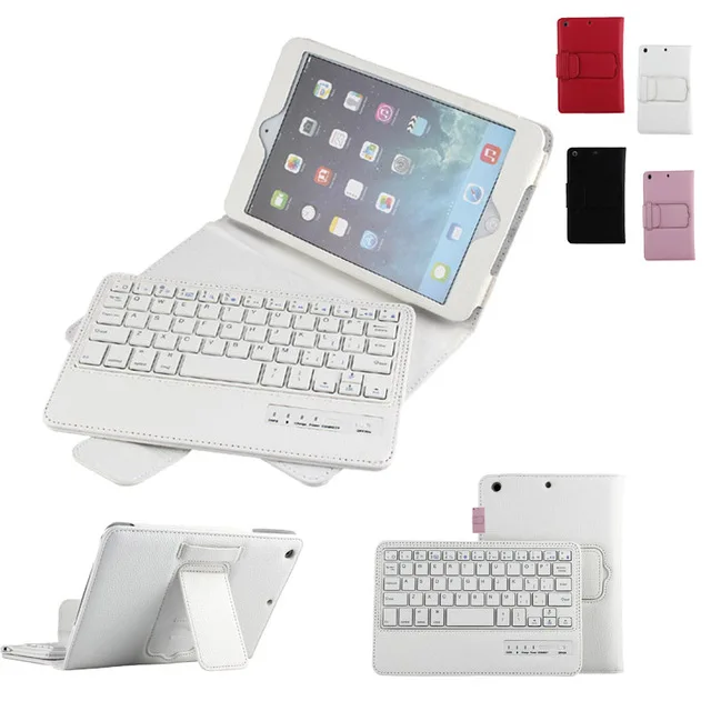 Для Apple новый iPad Mini 4/mini 3/Mini 2 Retina ABS Съемная QWERTY Беспроводной Bluetooth клавиатура