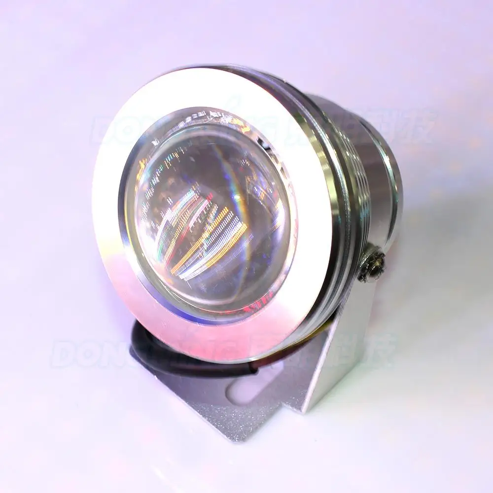 Фонтан прожектор 12 В RGB подводный светодиодный свет IP68 10 Вт rgb бассейн огни 24key
