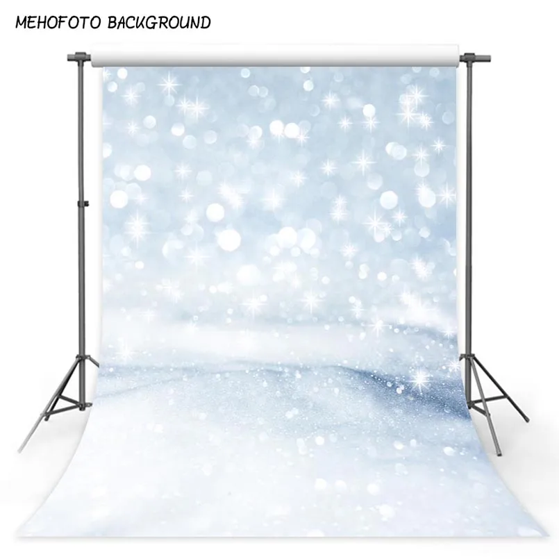 Mehofond Зимний Снежинка Декор Фон блеск снег горошек боке ребенок портрет