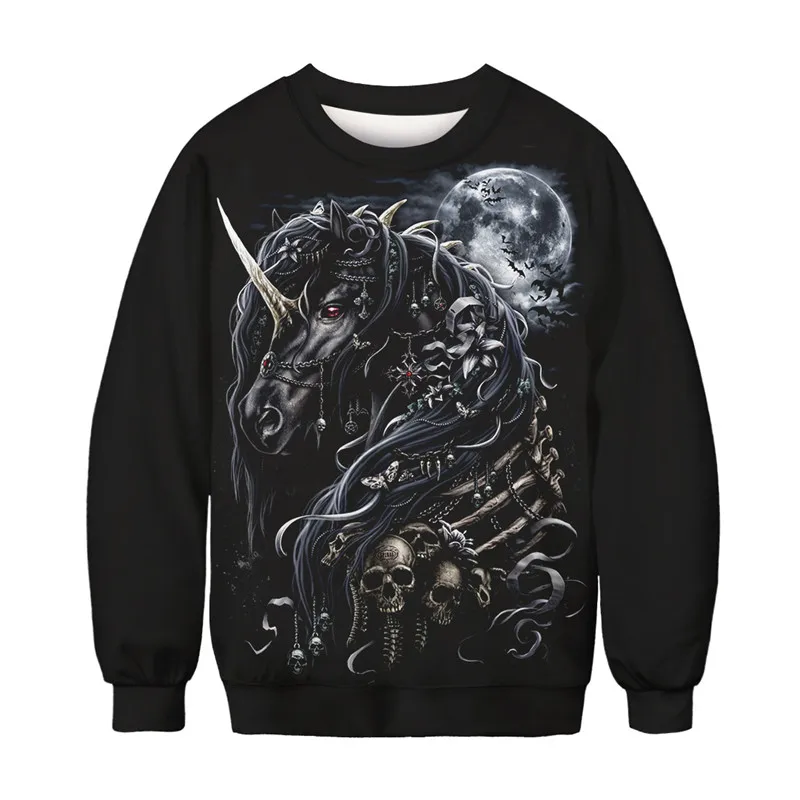 SOSHIRL Naughty Cat 3d Sweatshirt Hip-hop Streetwear Punk Black Hoodie Sweatshirts Funny Casual Harajuku Clothes Jumper Pullover | Мужская