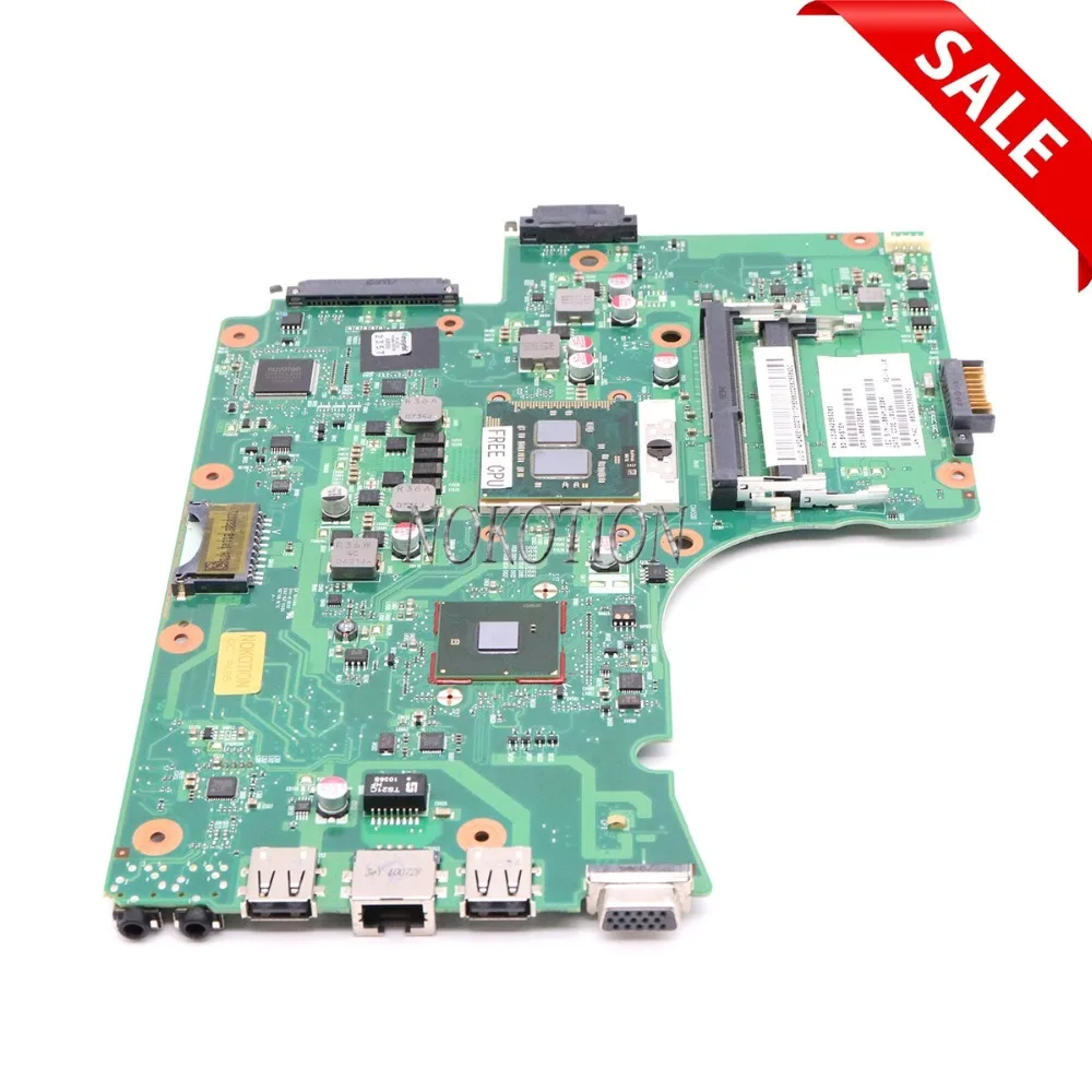 Ноутбук NOKOTION V000225000 для Toshiba Satellite C655 материнская плата 6050A2355202 HM55 PGA989 DDR3 Полная