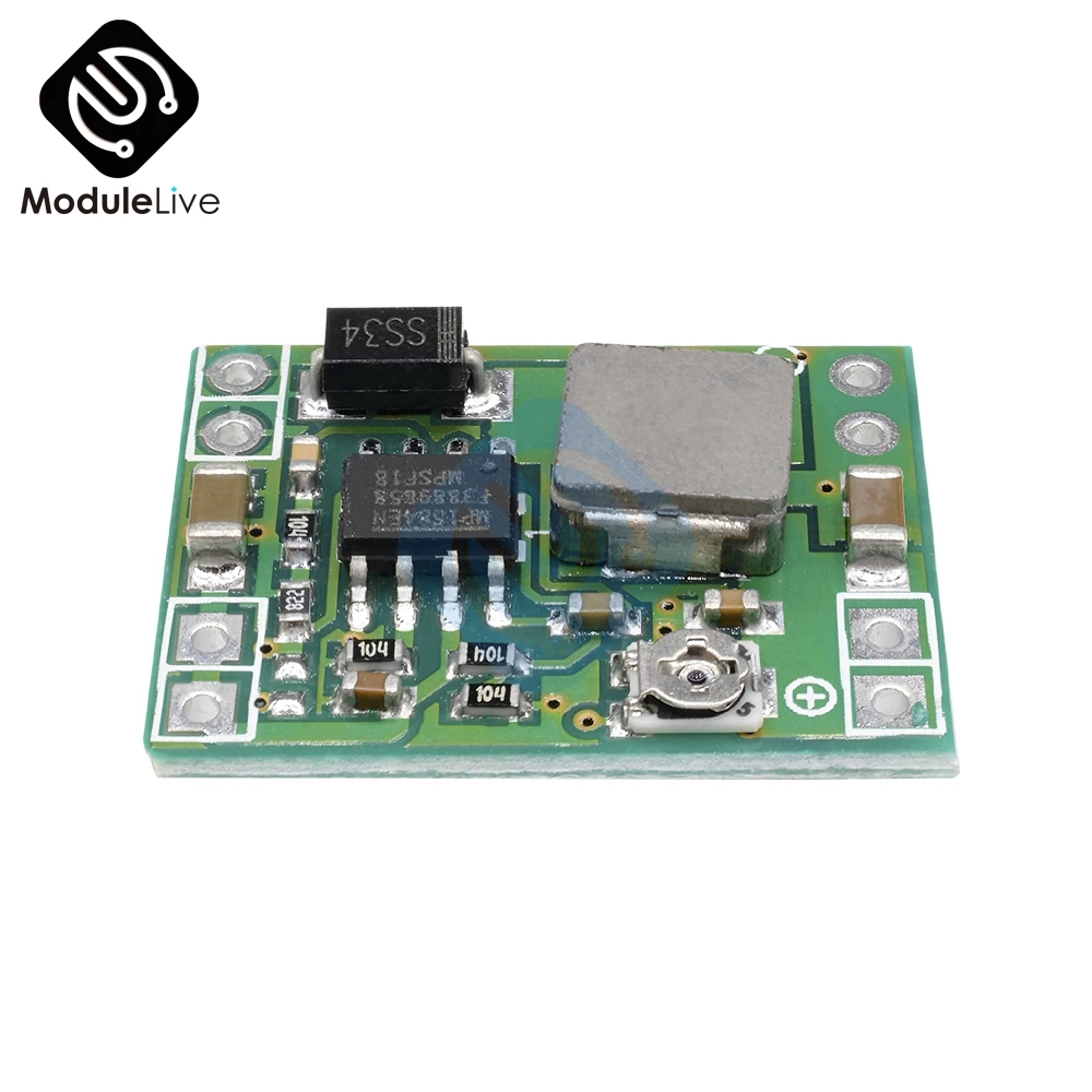 Мини конвертер 3A DC Регулируемый понижающий модуль трансформатора