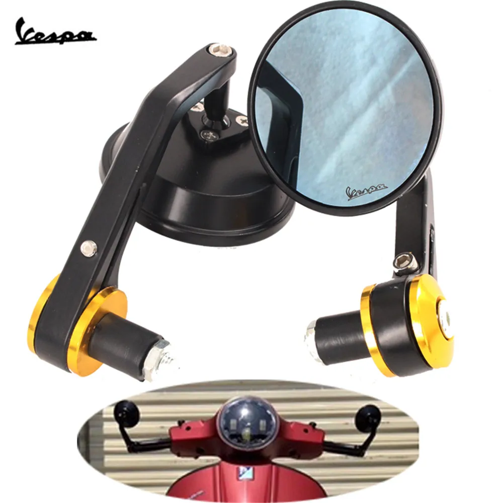 Зеркала заднего вида для мотоцикла ручки скутера боковые зеркала Vespa LT LX GT GTS GTV 60