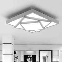 surface mounted led ceiling lights for bedroom living room brightness dimmer black white iron body mordern home indoor lamp
