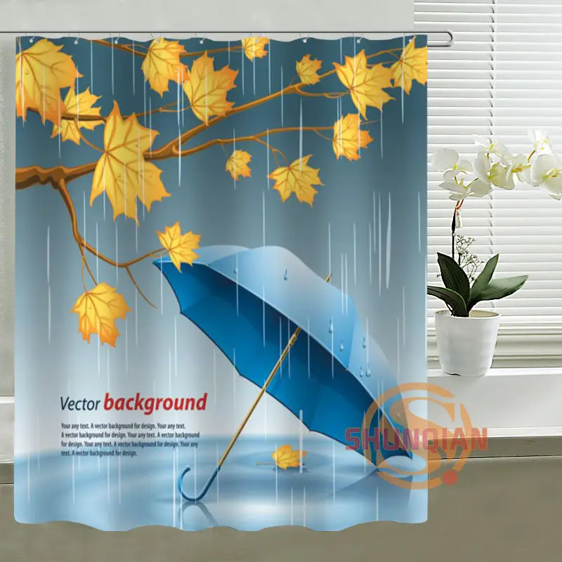 Новинка 2017 года пользовательские Водонепроницаемый душ Шторы мультфильм-зонтик