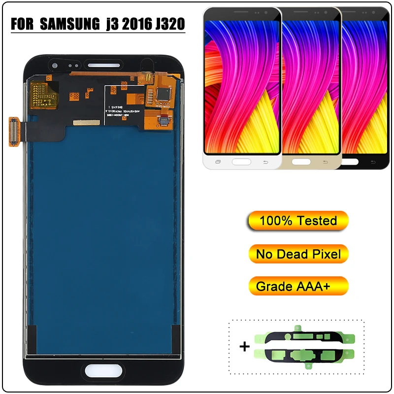 Сменный экран для samsung Galaxy J3 2016 J320 J320FN J320H сенсорный ЖК дисплей дигитайзер в сборе