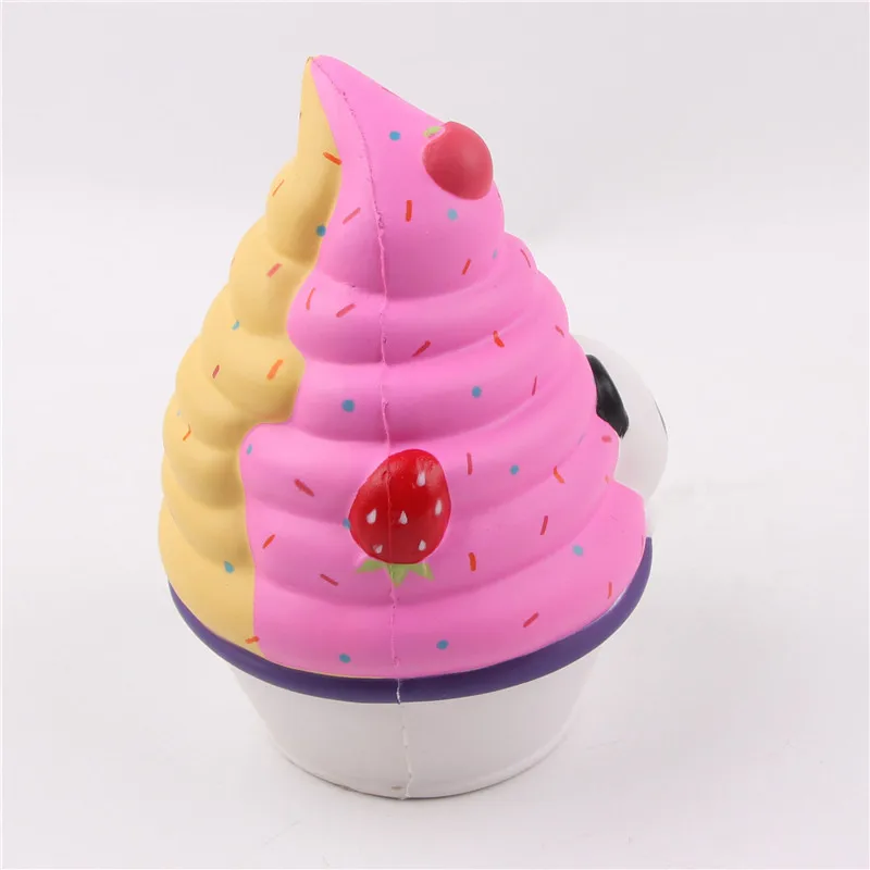 Бесплатная доставка 1 шт. Squishies игрушки милые панды Мороженое Мягкие медленный