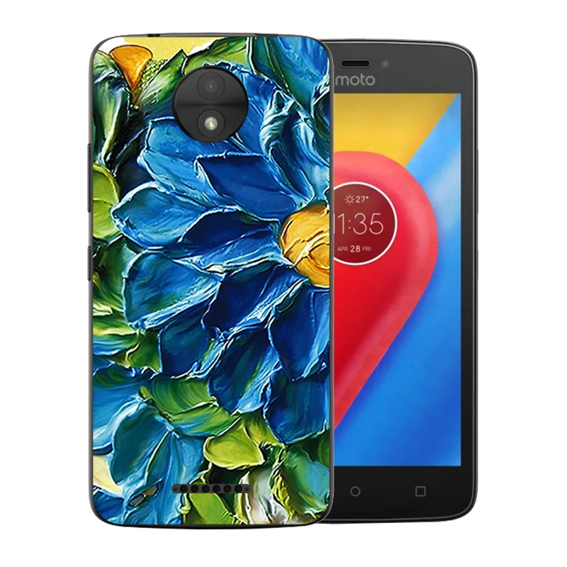 Чехол для Motorola MotoC 5 дюймов TPU силиконовый чехол XT1750 мягкий прозрачный защитный |
