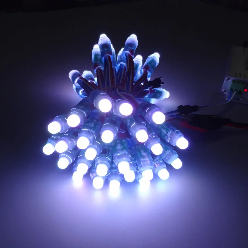 1000pcs 12mm WS2811 2811 IC RGB Led Module String Waterproof DC12V Digital Full Color LED Pixel Light wholesale | Лампы и освещение