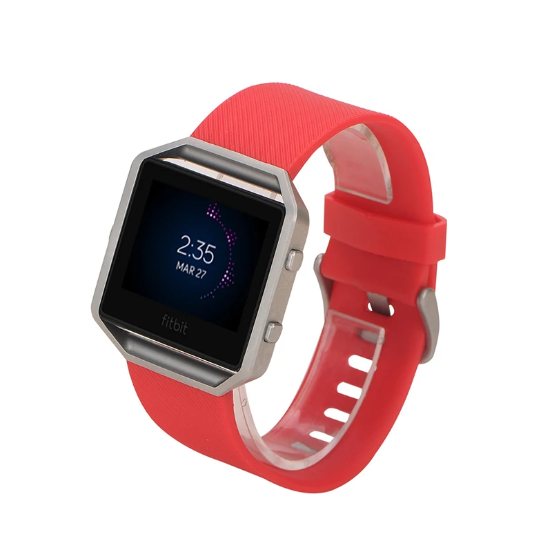 S/L силиконовый ремешок для Fitbit blaze Quick Release мягкий резиновый спортивный запасной