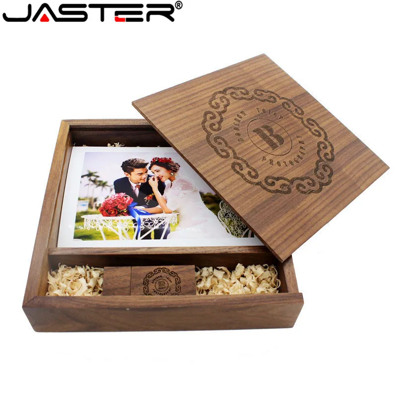 Деревянный альбом JASTER для свадебных фотографий USB 2 0 4-64 Гб | Компьютеры и офис