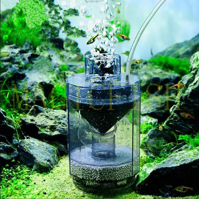 Аквариум воздушный насос воды Гоблин фильтр осадка всасывания экскрементов пневматический
