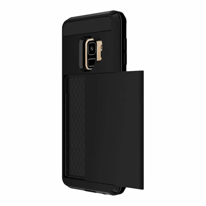 Для samsung Galaxy S10e S9 S8 Note 10 Plus чехол-кошелек с отделением для кредитных карт PC чехол для S6 S7 Edge TPU Защитный противоударный чехол