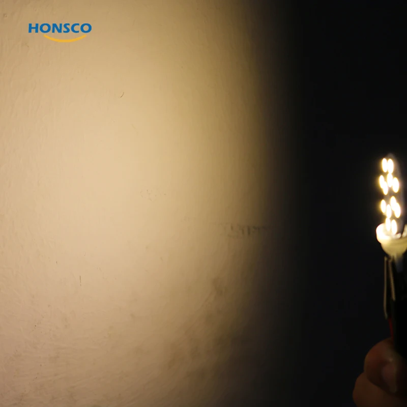 2X T10 стояночные огни DC 12V Авто W5W Клин Led Автомобильный свет 12-SMD 5050 теплый белый