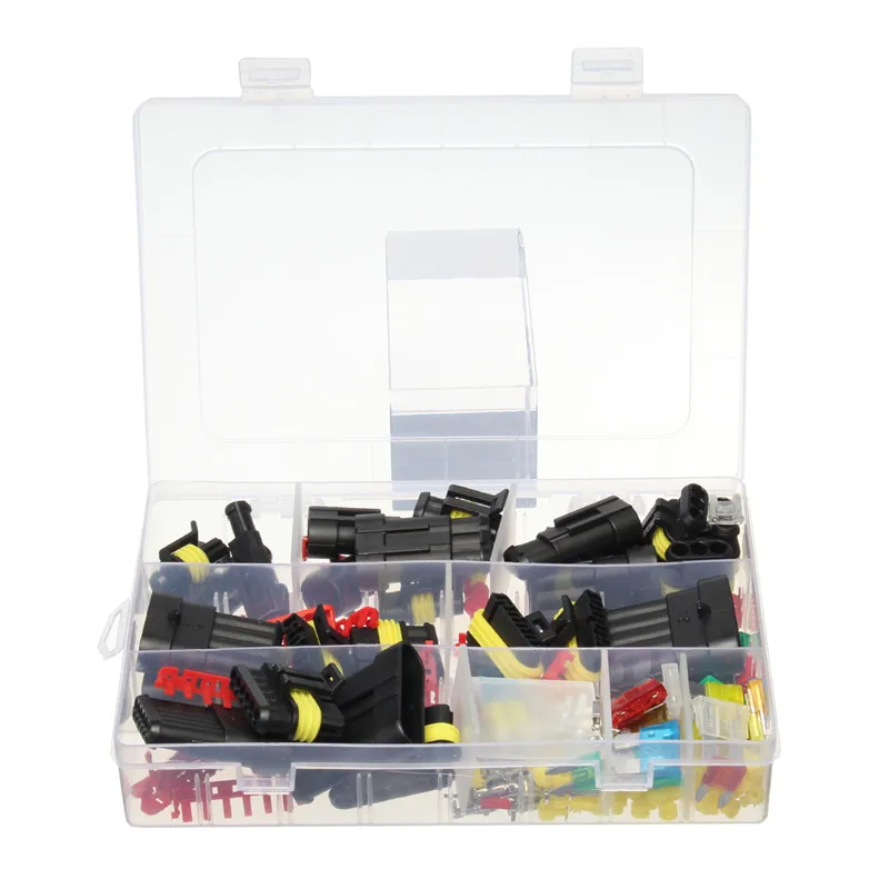 1 компл. AMP Kit 1/2/3/4/5/6 Pin Female Male водонепроницаемый автомобильный электрический