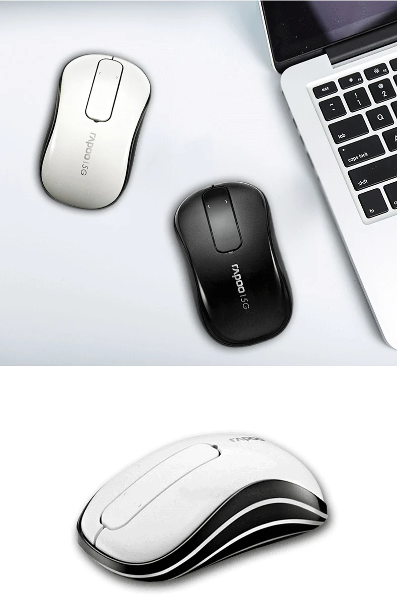 Rapoo T120P беспроводная сенсорная мышь роликовая мышь офисная мышь для ноутбука компьютерная мышь