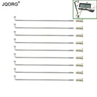 Спицы 13 калибра с гальванизированной поверхностью для электровелосипеда, диаметр спицы 2,23 мм, индивидуальные спицы для электровелосипеда, 40 шт.партия