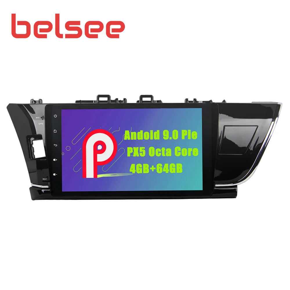 Автомагнитола Belsee для Toyota Corolla мультимедийный проигрыватель на Android 2014 с 8-ядерным