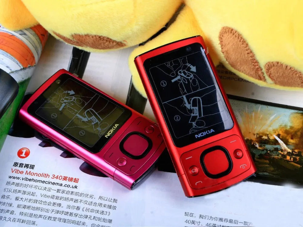 6700S отремонтированный Nokia 6700 слайд разблокированный мобильный телефон 6700S 3G смартфон 5MP камера JAVE 2," четырехдиапазонный