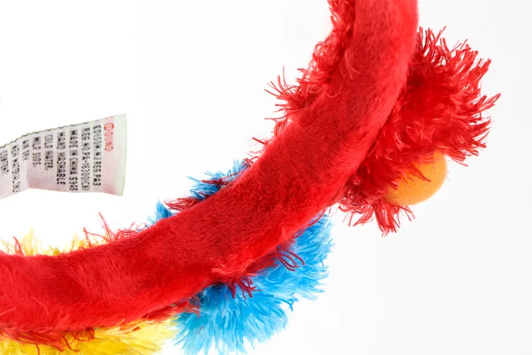 Улица Сезам плюшевая повязка для волос полосы мультфильм ELMO Резиновый Браслет повязка украшение для волос девушки аксессуары для волос