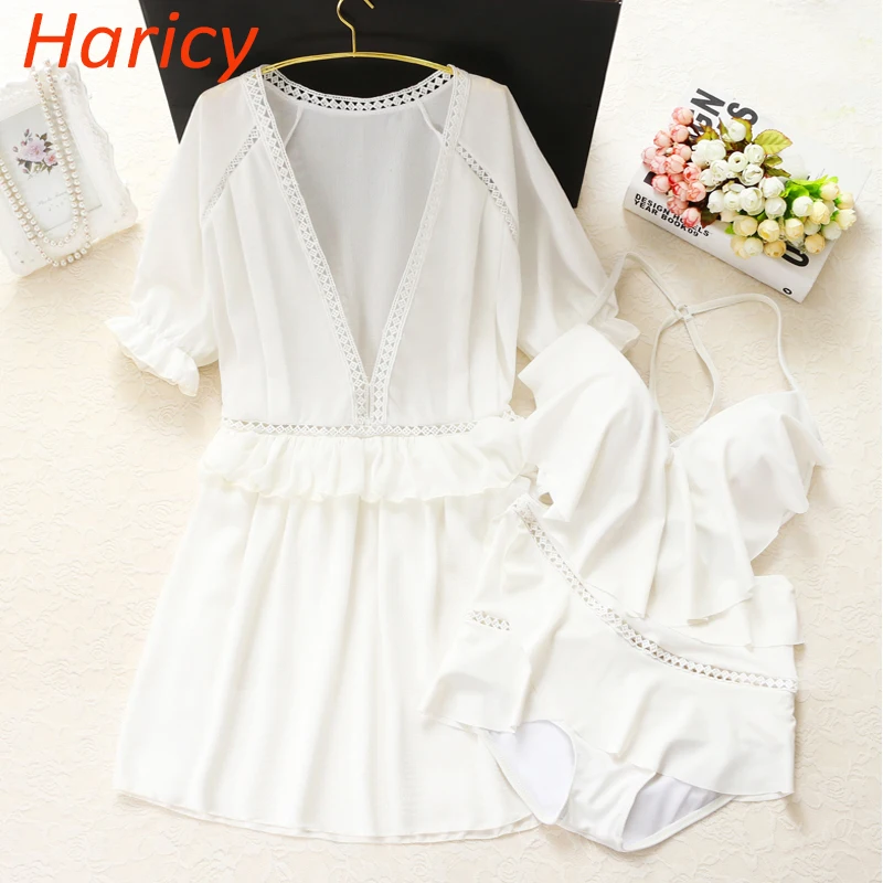 2018 сексуальные плюс Размеры белый Одна деталь купальник Для женщин Купальники