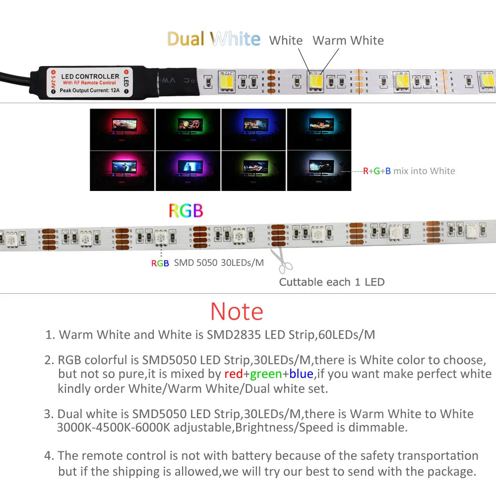 USB Светодиодная лента 5 в 3528 5050 RGB музыка Светодиодная лента лампа Ambilight ТВ ПОДСВЕТКА HD ТВ Настольный экран фоновое освещение