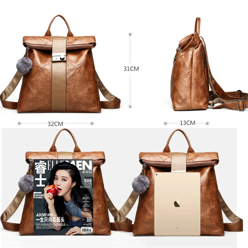 Хит, винтажный женский рюкзак, Mochila Feminina, кожаный рюкзак для девочек-подростков, женская школьная сумка с замком, рюкзак, Sac A Dos