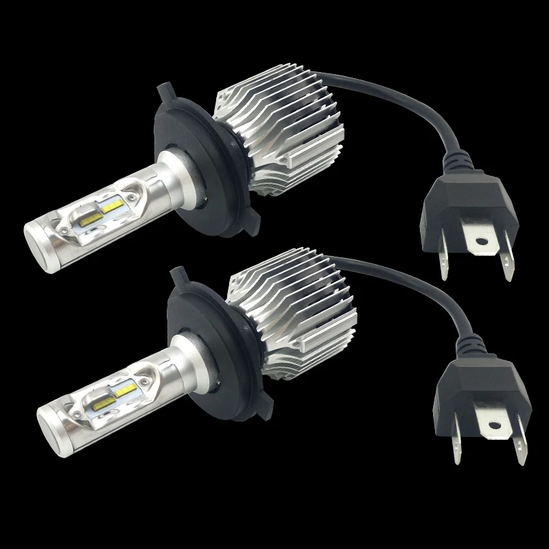 Cnsunnylight водить автомобиль Фары для авто все в одном H7 H11 H1 880 H3 9005 9006 9012 5202 72 Вт 8500LM H4 H13 9007 Высокая Низкая луч света