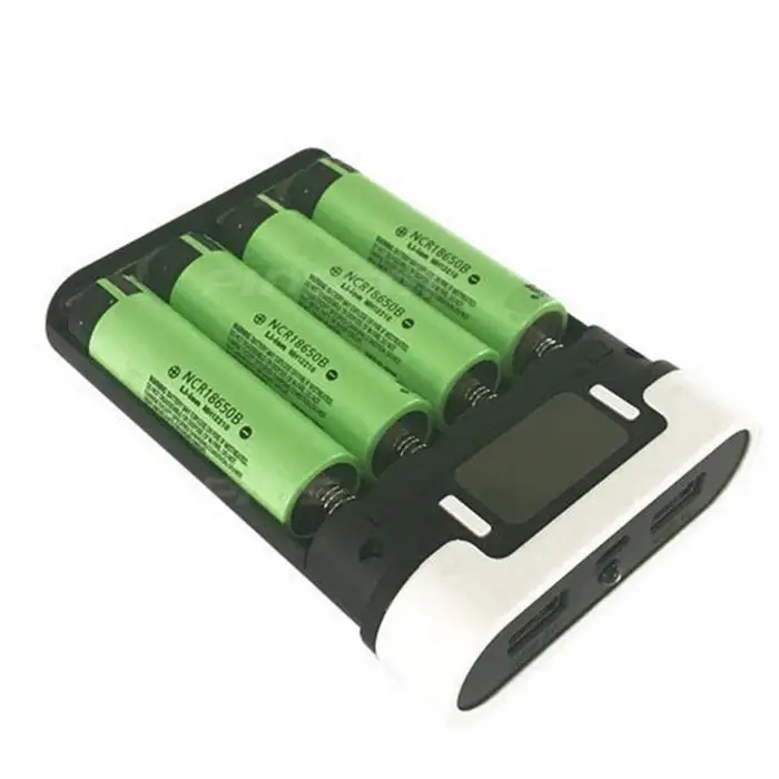 Сварочный Блок питания оболочки цифровой дисплей двойной USB выход чехол для телефона с зарядкой модуль DIY Kit внешний аккумулятор коробка
