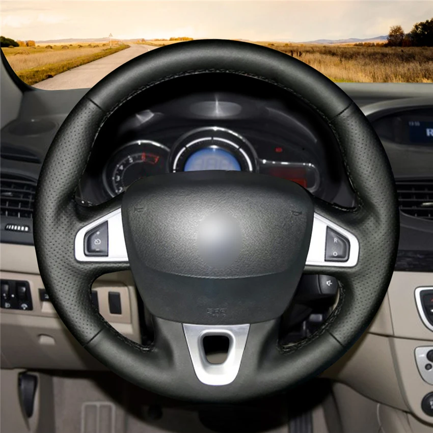 MEWANT черная искусственная кожа Ранняя для Renault Megane 3 Scenic (Grand Scenic) Kangoo 2 Fluence (ZE) SM3|leather