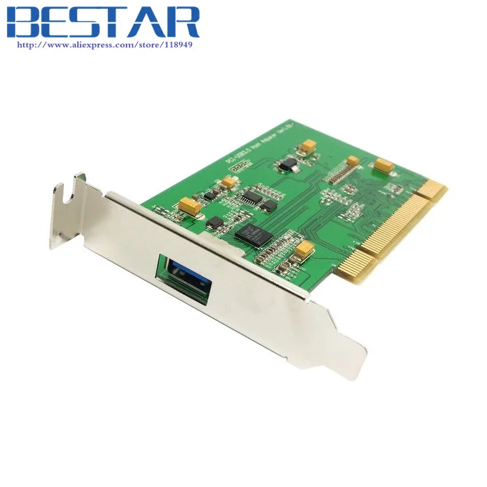 Однопортовый Суперскоростной интерфейс USB 3 0 PCI 16x 32x для ПК с низкопрофильным