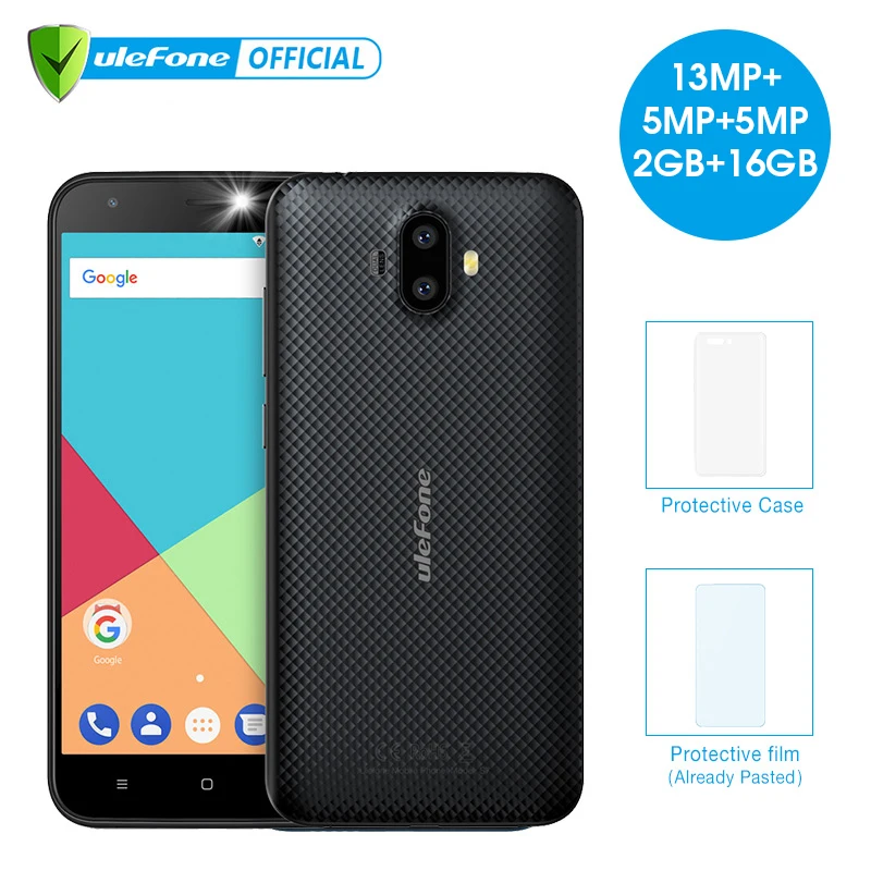 Чехол накладка Ulefone S7 Pro 5 0 дюймов HD Мобильный телефон Android 7 MTK6580 4 ядра 2 Гб