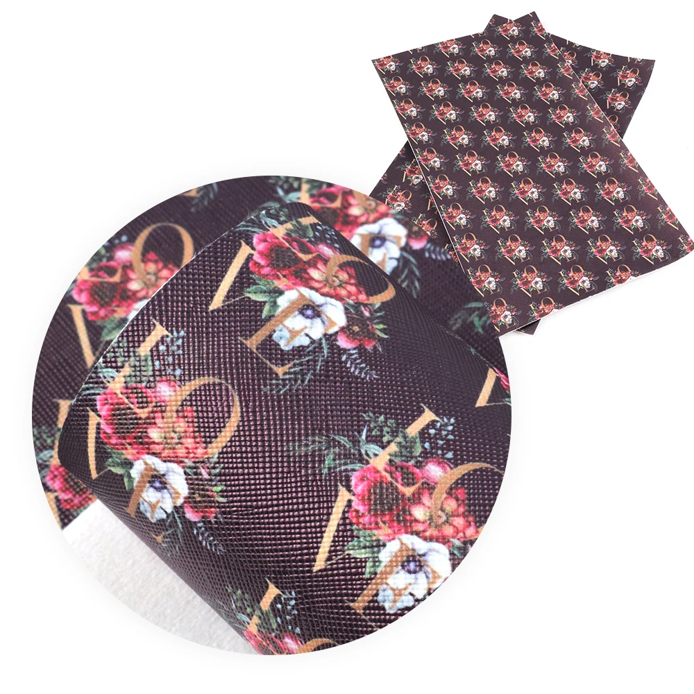 1068444001 Давид аксессуары 20*34 см искусственная Синтетическая кожа Санта череп Рождество Хэллоуин DIY одежды нотлук сумки обувь, 1Yc4179 - Цвет: 1068444001