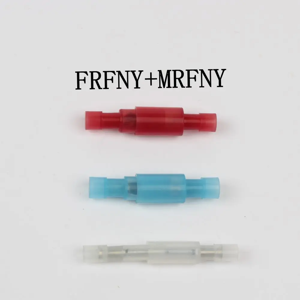 

FRFNY MRFNY 100 ШТ. Пуля Shaped НЕЙЛОН латунь Женщина Мужчина Изоляционные Совместных Провод Разъем Электрическая Обжимной вывод FRFNY + MRFNY